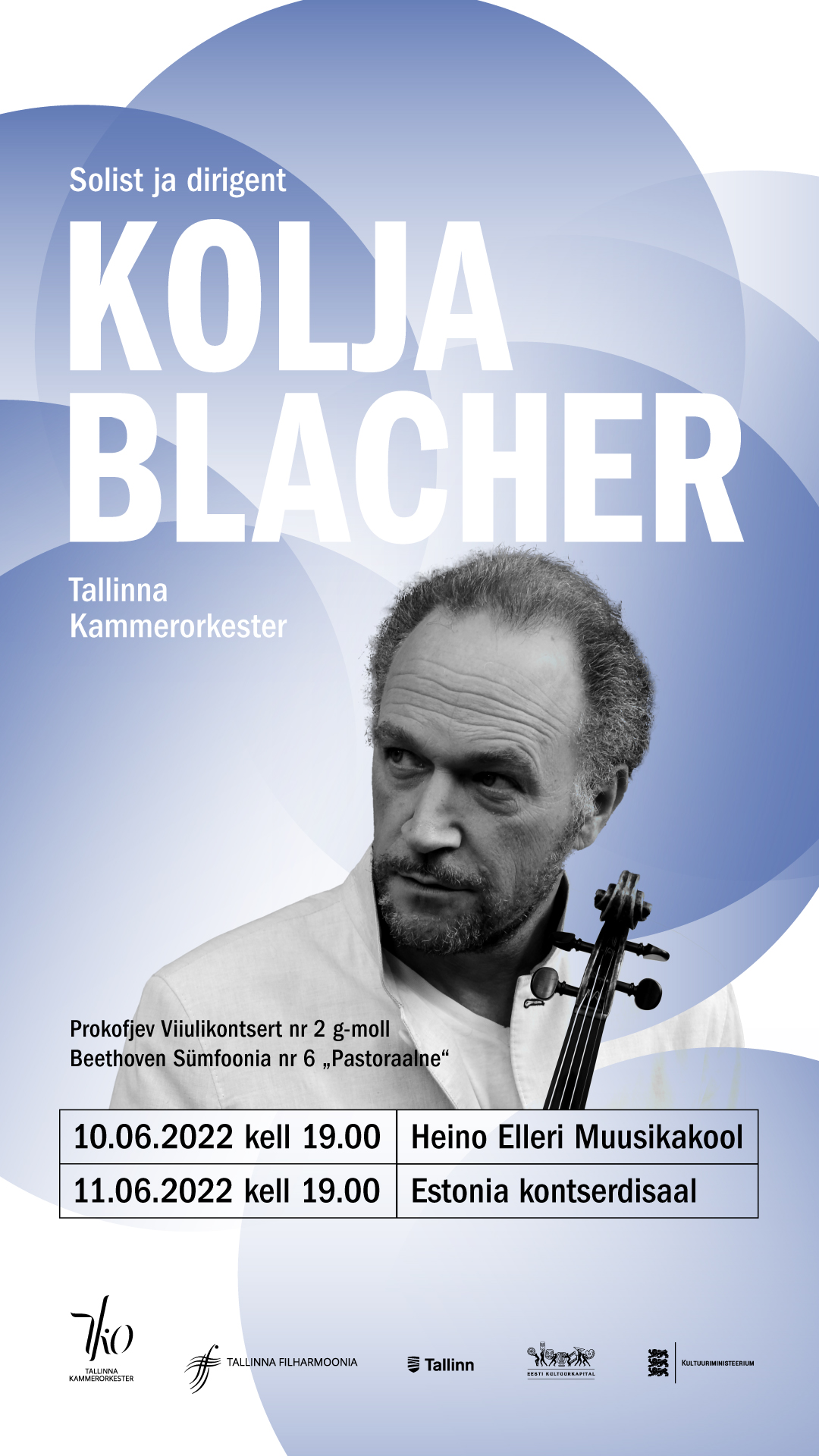 Kolja Blacher ja Tallinna Kammerorkester (23.04.2021 asendus)